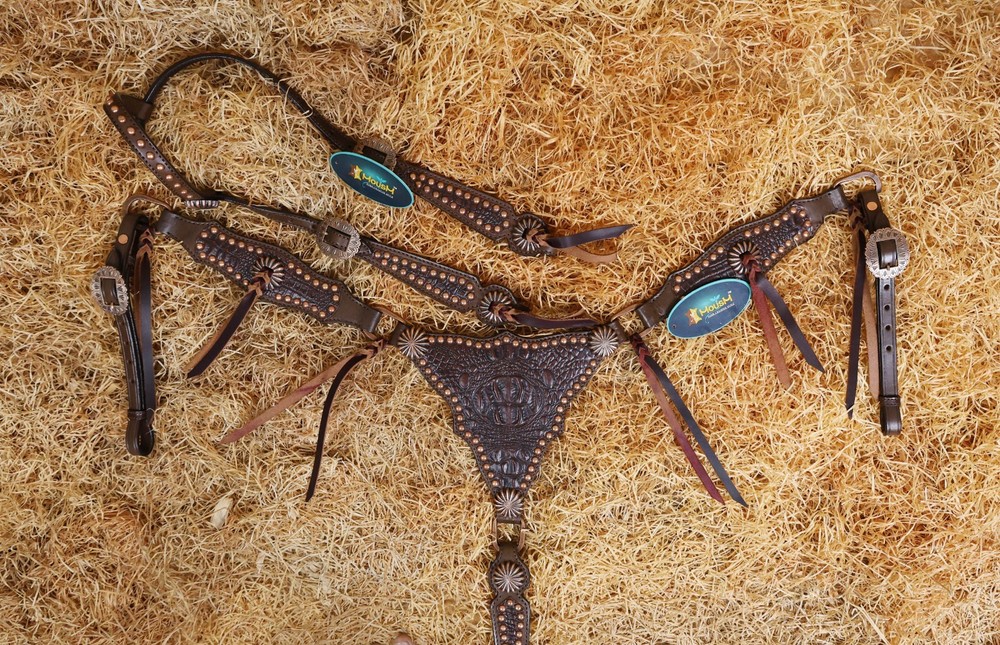 Headstall & Breast Collar Tack Set for Horse