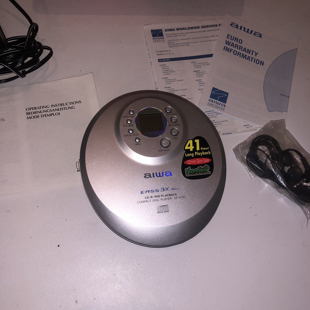 Aiwa XP-V731 Compact Dick Player - Cd Player Walkman