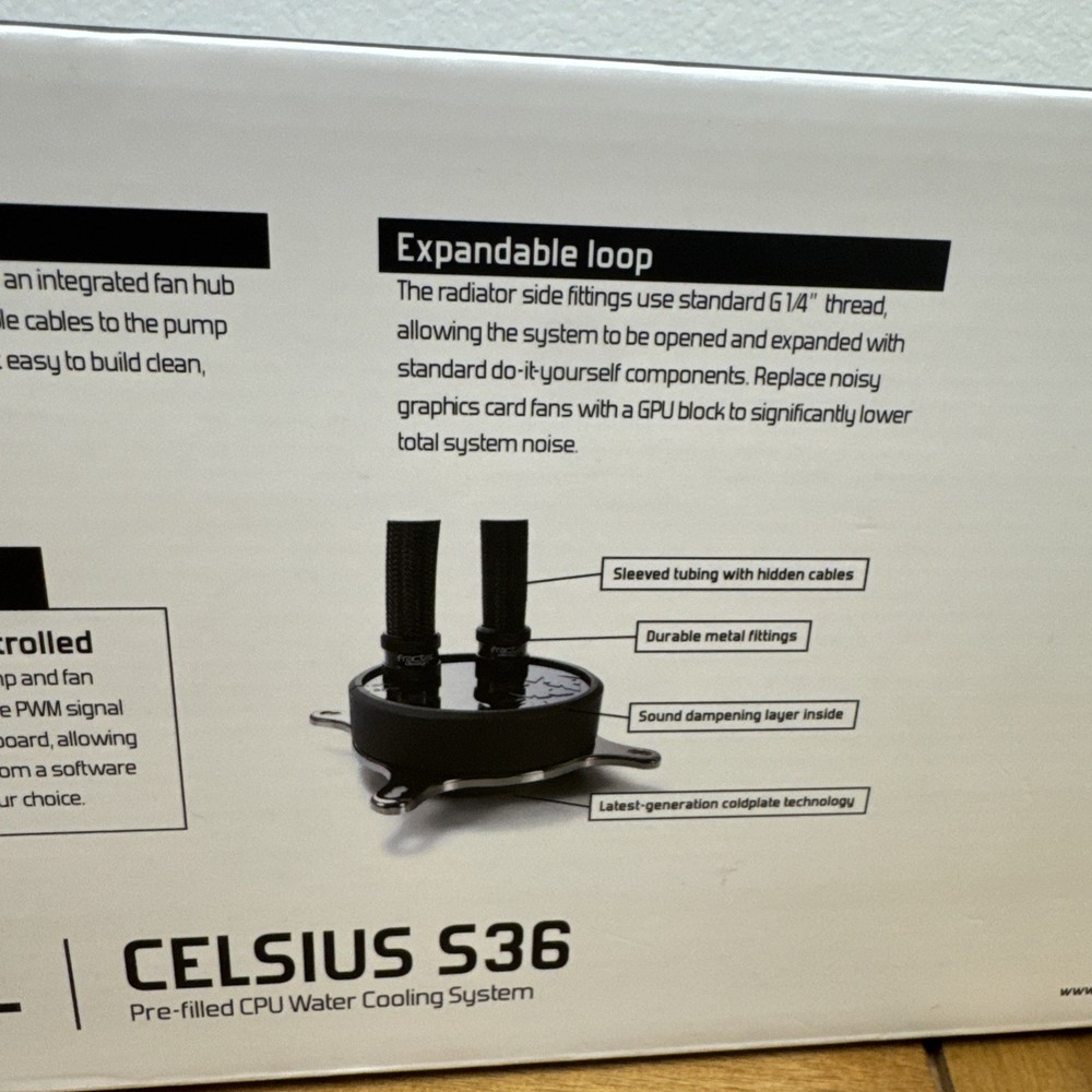 Fractal Design Celsius S36 CPU Water Cooling System