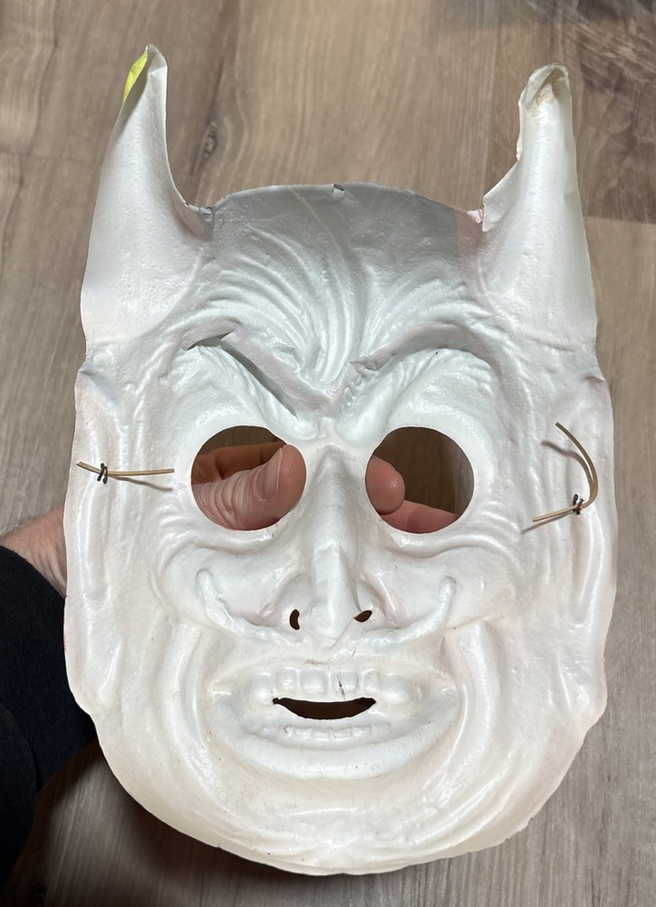 Vintage Halloween BEN COOPER Masquerade Devil Mask NOS