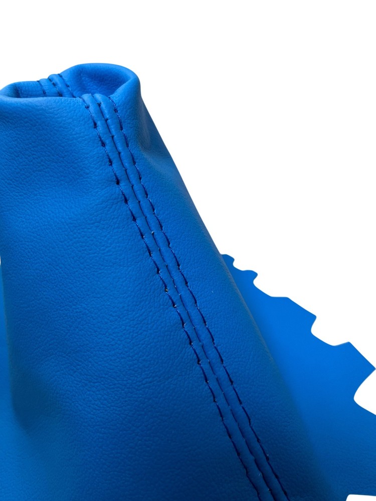 Tension Blue Leather MANUAL Shift Boot For Corvette C7 2014 2015 2016 2017 2018