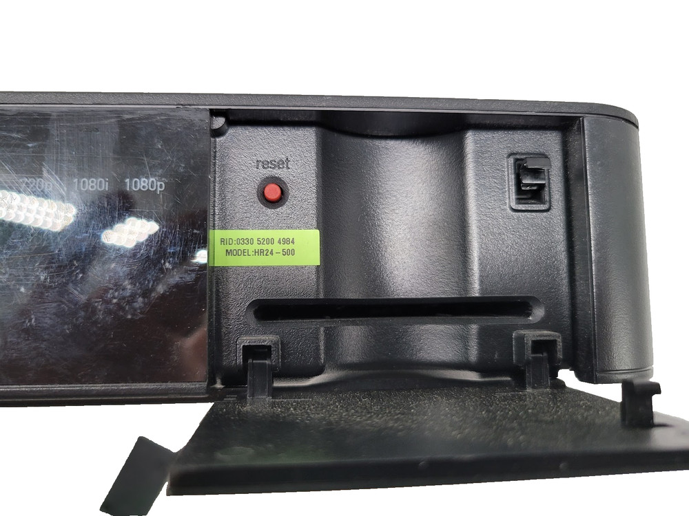 2X DIRECTV HR24-500 dvr direct tv receiver MISSING A COVER