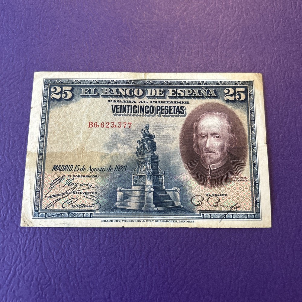 Spain- 25 Pesetas -1928