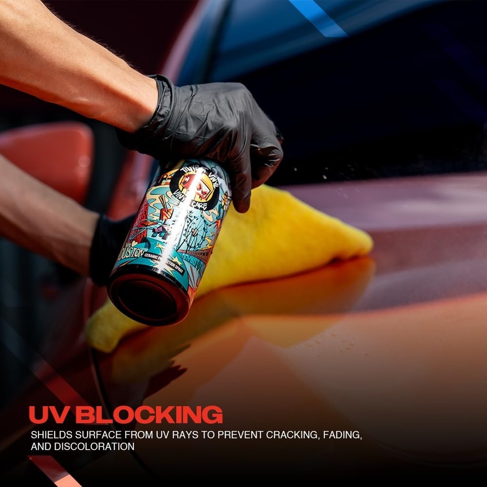 Tinybot Ceramic Coating Spray - Hydrophobic - Safe for Paint, Gloss Vinyl Wra...