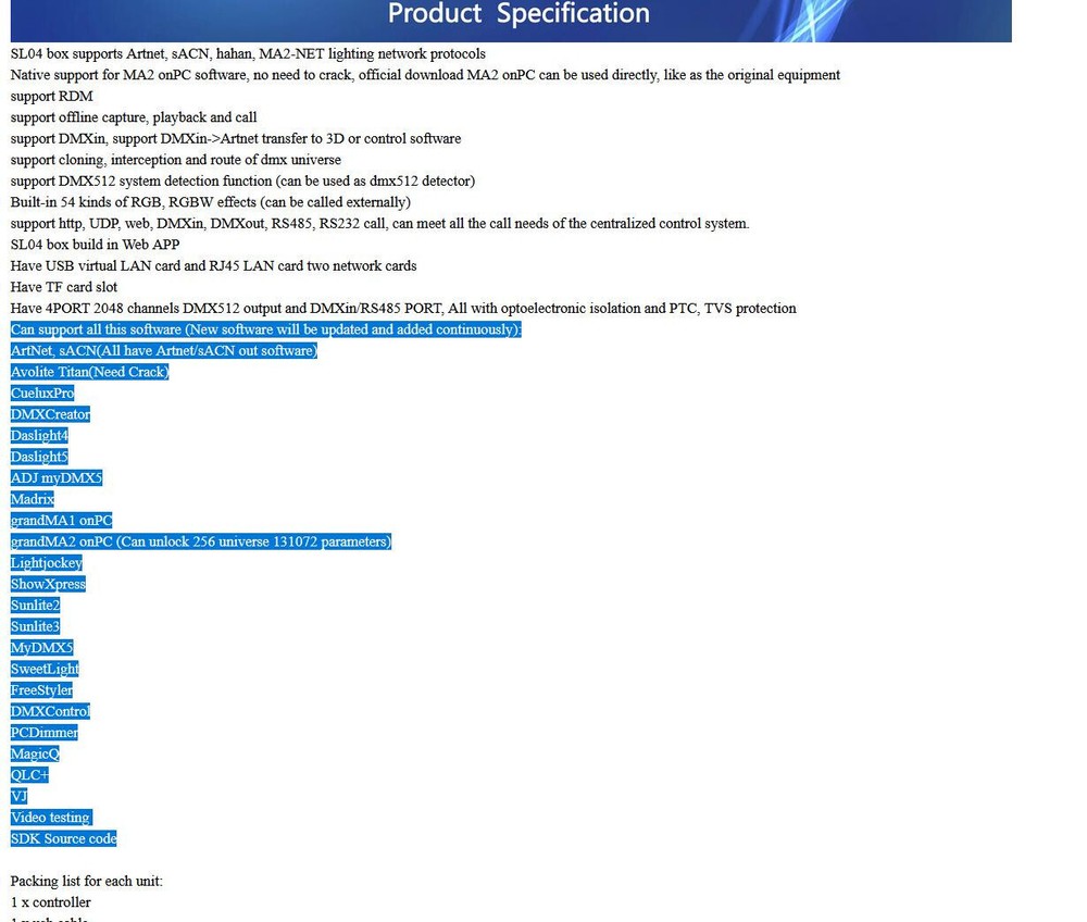 Newest Powerful DMX512 Console Stage Lighting Controller Box HD512 Controller