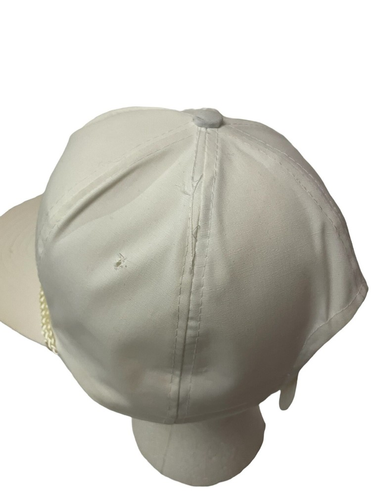 Vintage Gillette Halfway Challenge Racing Baseball Ball Cap Hat White Adjustable