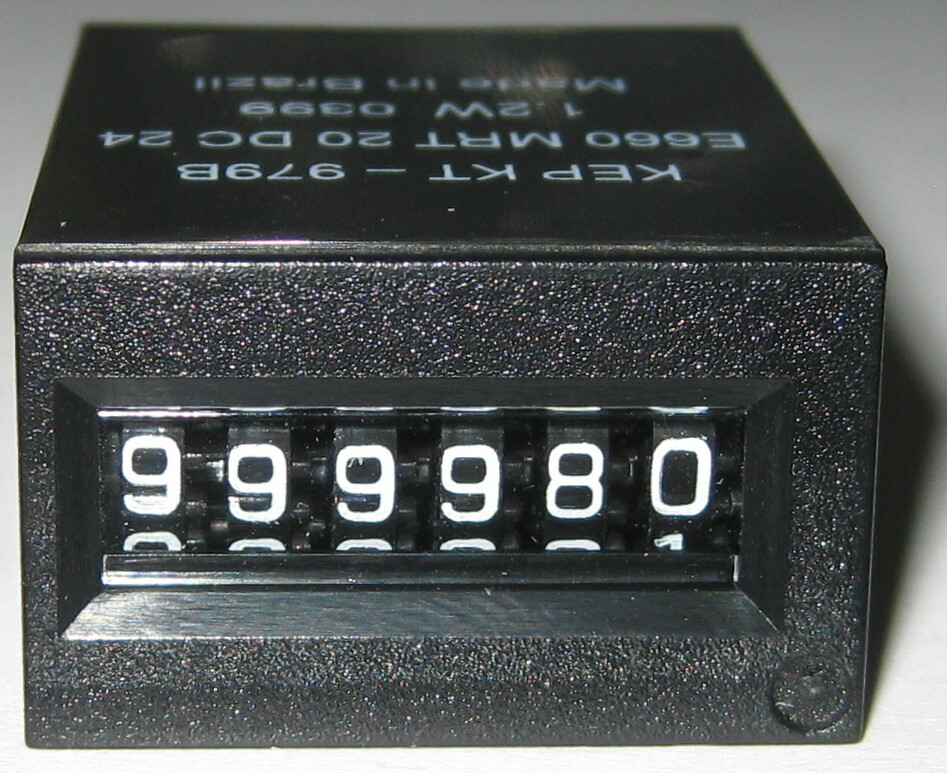 KEP Electro Mechanical Compact 6 Digit Counter - 24 V DC - E660 - 20 CPS