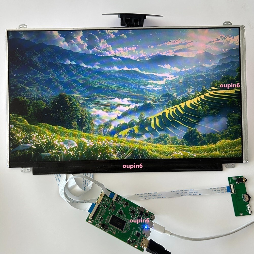 IPS Screen 15.6" 1920X1080 FHD panel LED with EDP Controller board KIT 2 Type-C