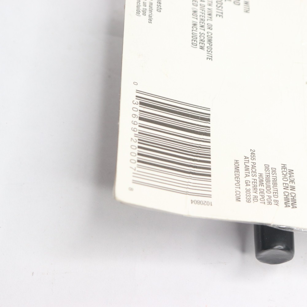 Everbilt 12 in. Black Cane Bolt