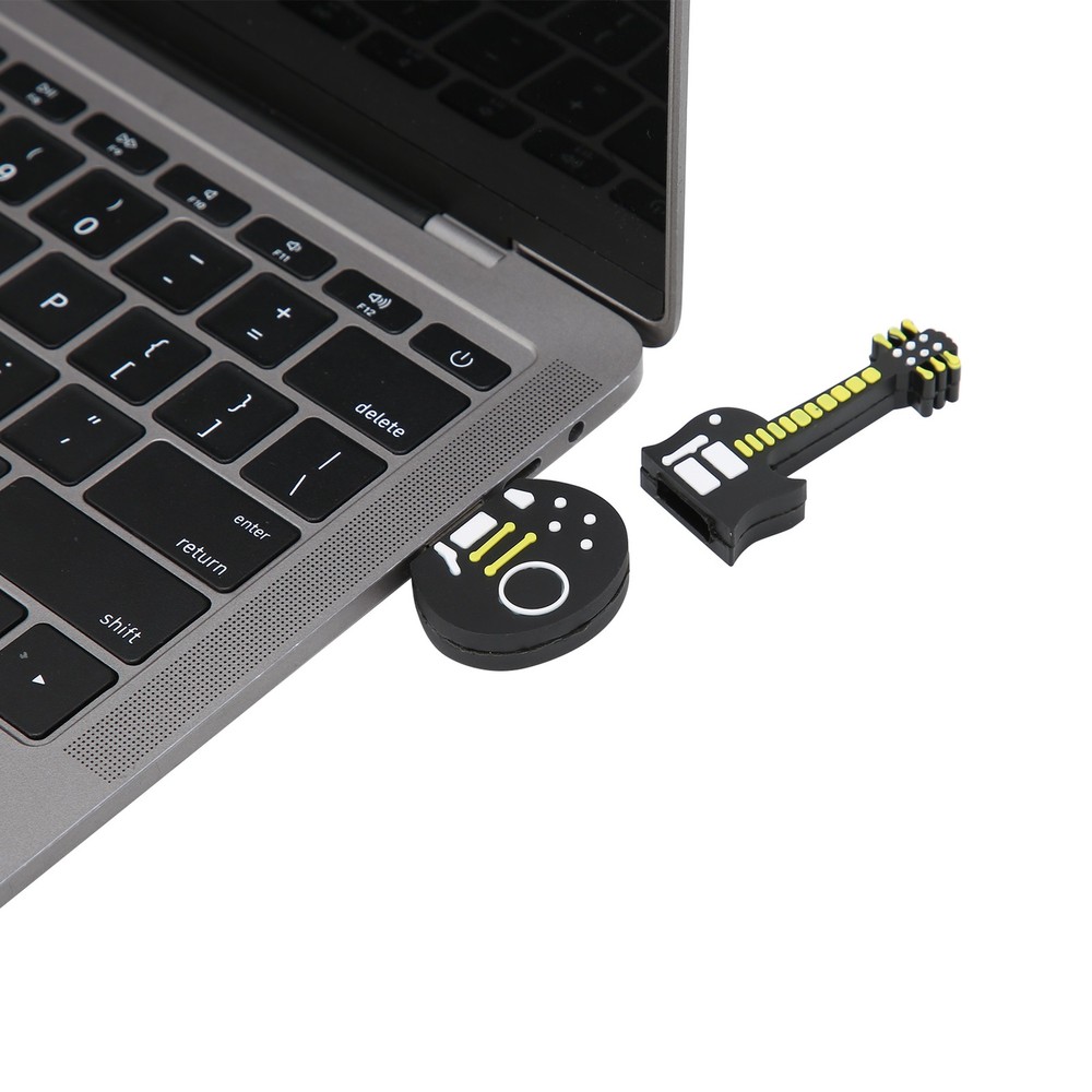 Cartoon GuitarShaped Flash Disk For Data Storage And Sharing Trending