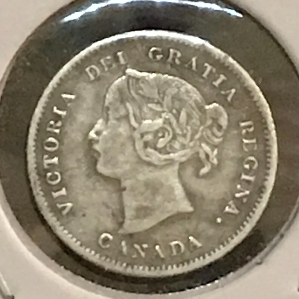 Canada 5 Cents KM 2 XF 1899