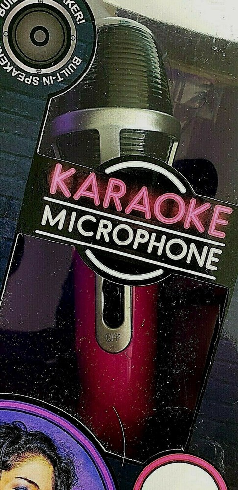 Karaoke Microphone With Built In Speaker New In Box