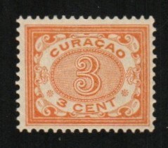 Netherlands Antilles Stamp 33  - Numeral with lines