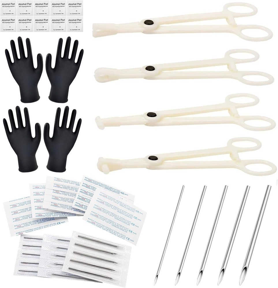 Piercing Kit - 43Pcs Autdor Professional Includes 25Pcs Mixed...