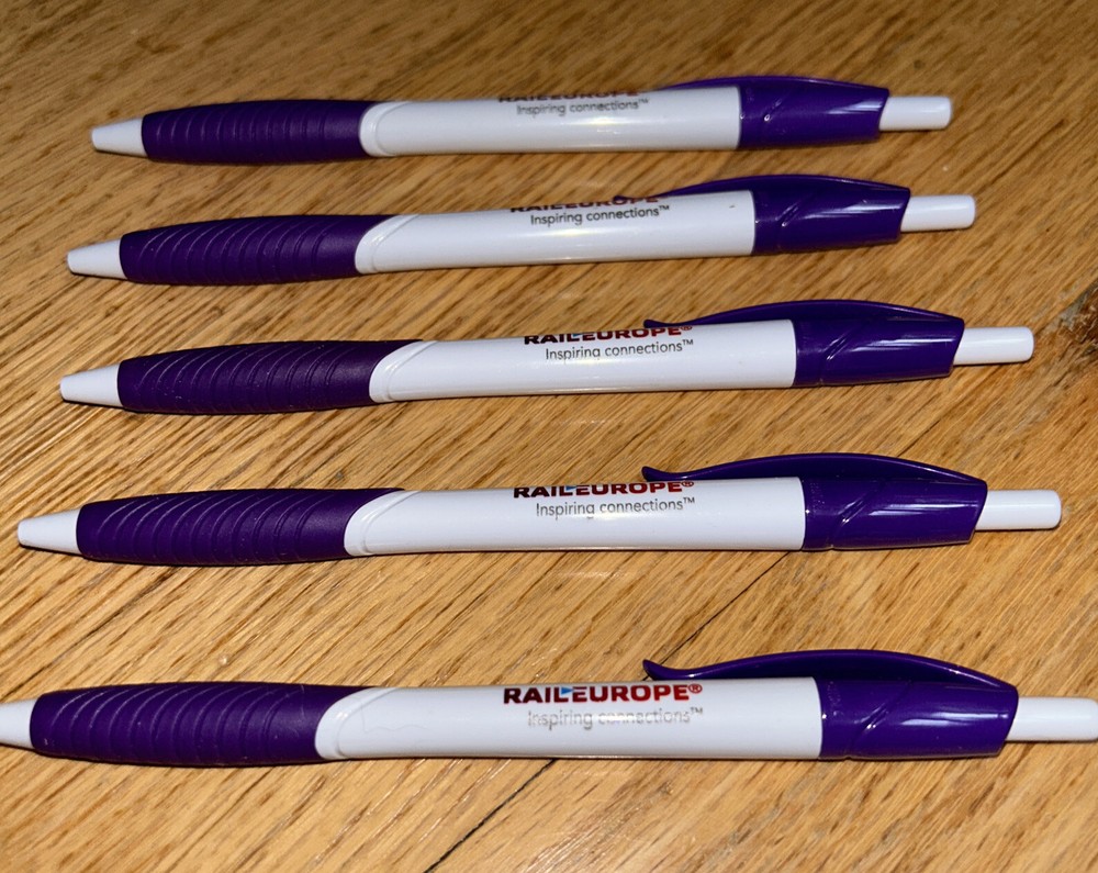 5 RAIL EUROPE PENS