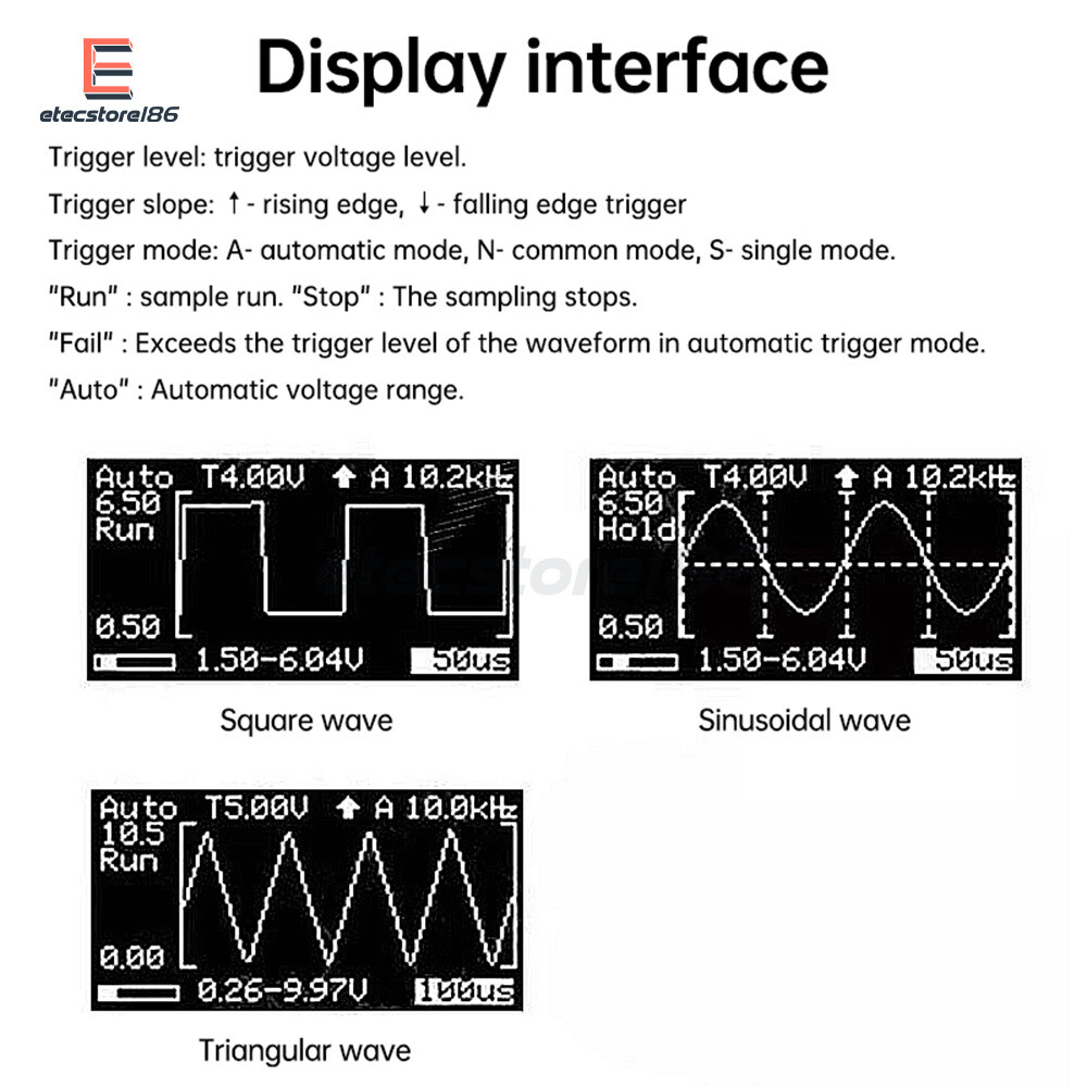 DIY Mini Digital Oscilloscope Electronic Kit STC Soldering Practice Project Kit