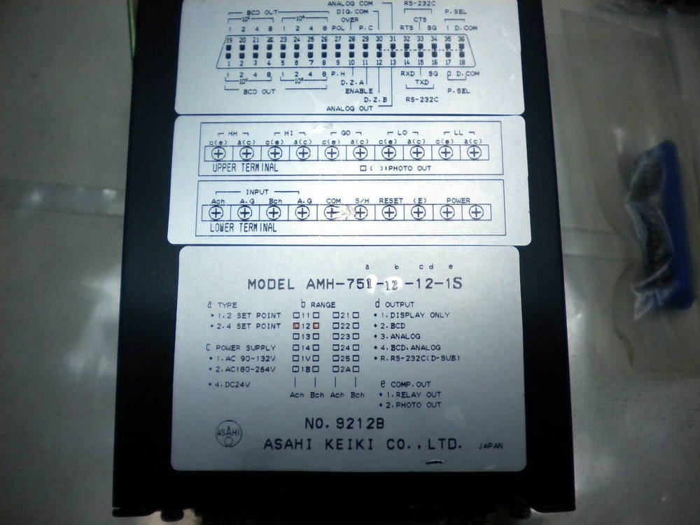 Asahi Keiki Panel Meter Amh-751-12-12-15