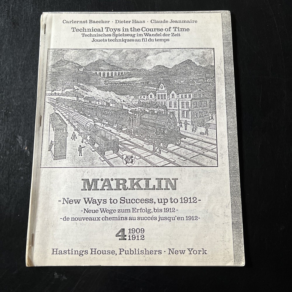 German MARKLIN Model Ships Catalog Copy