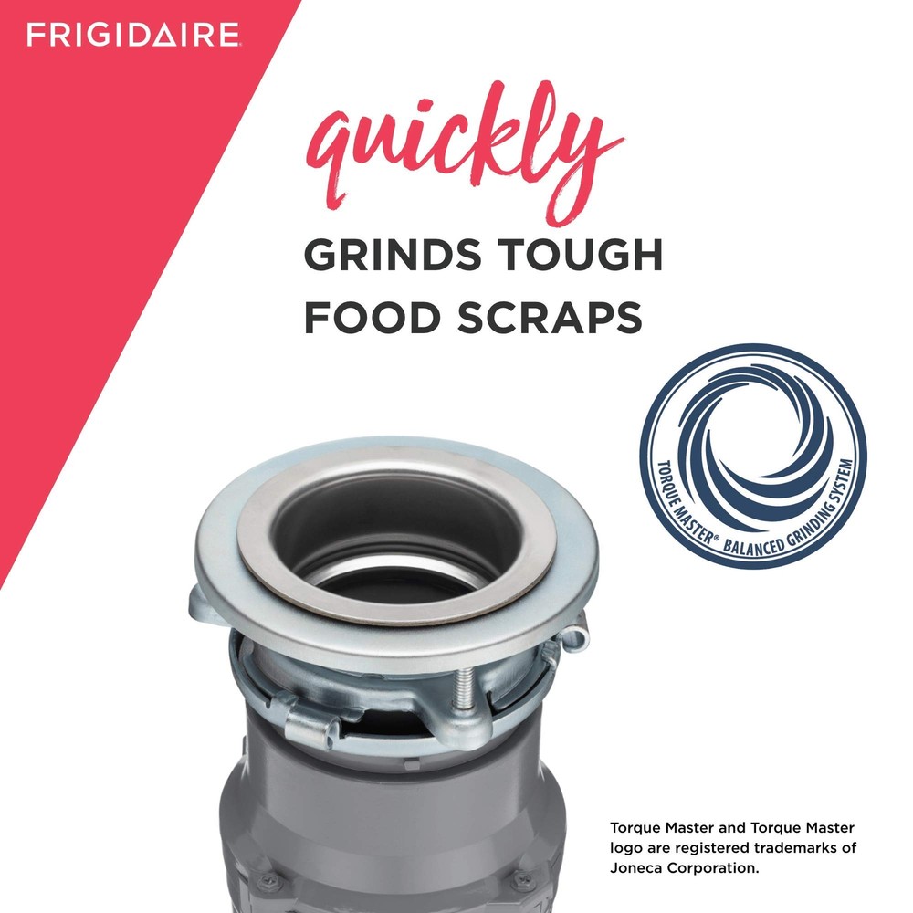 Frigidaire FF05DISPD1 Direct Wire Garbage Disposer for Kitchen Sinks, 1/2