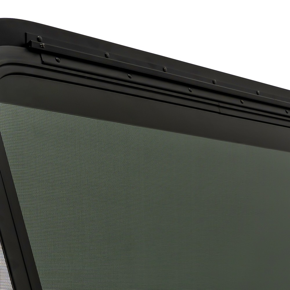 30" Width X 22" Height RV Window Cargo Trailer RV Push Out Window W/ Screen