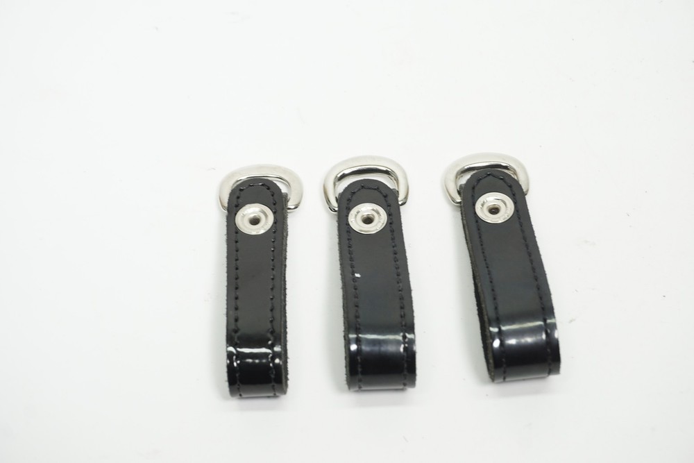 High Gloss D-Ring Keeper for Duty Belt 3pk