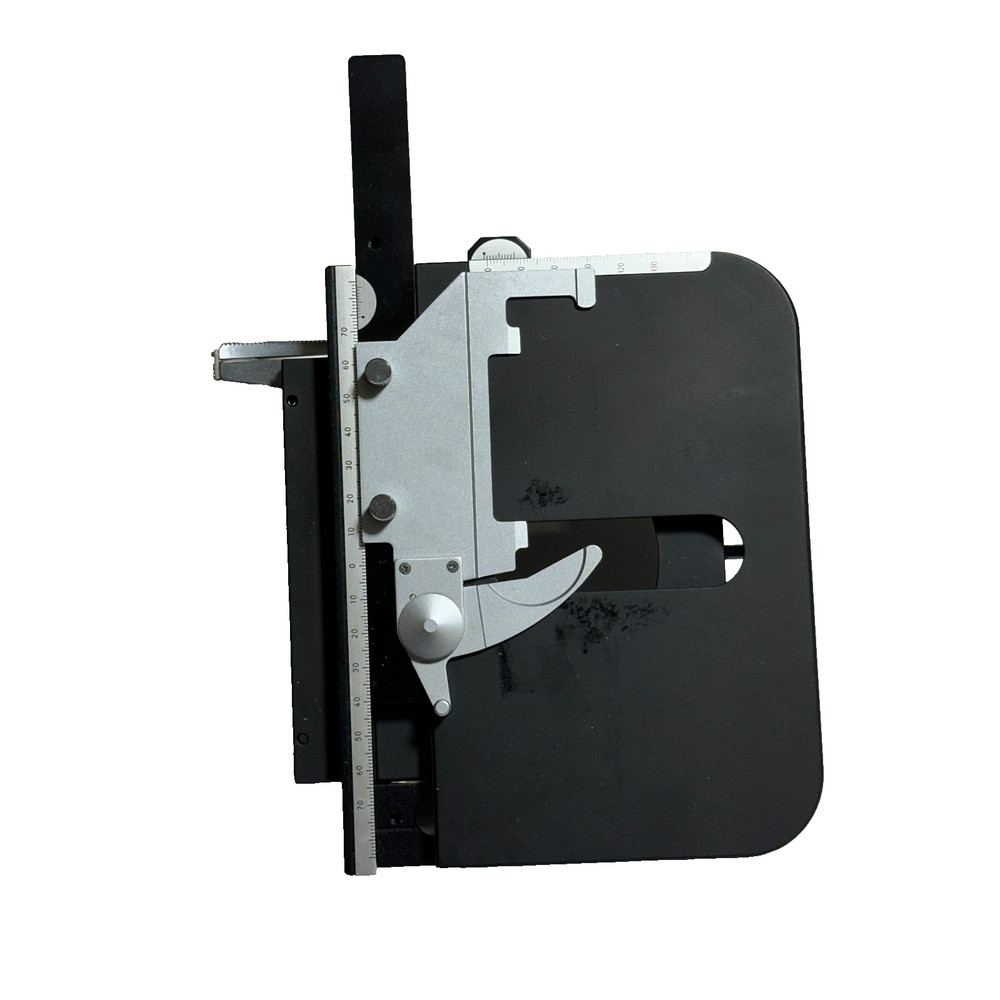 Nikon Mechanical Microscope Stage with Graduated Scale, Made in Japan