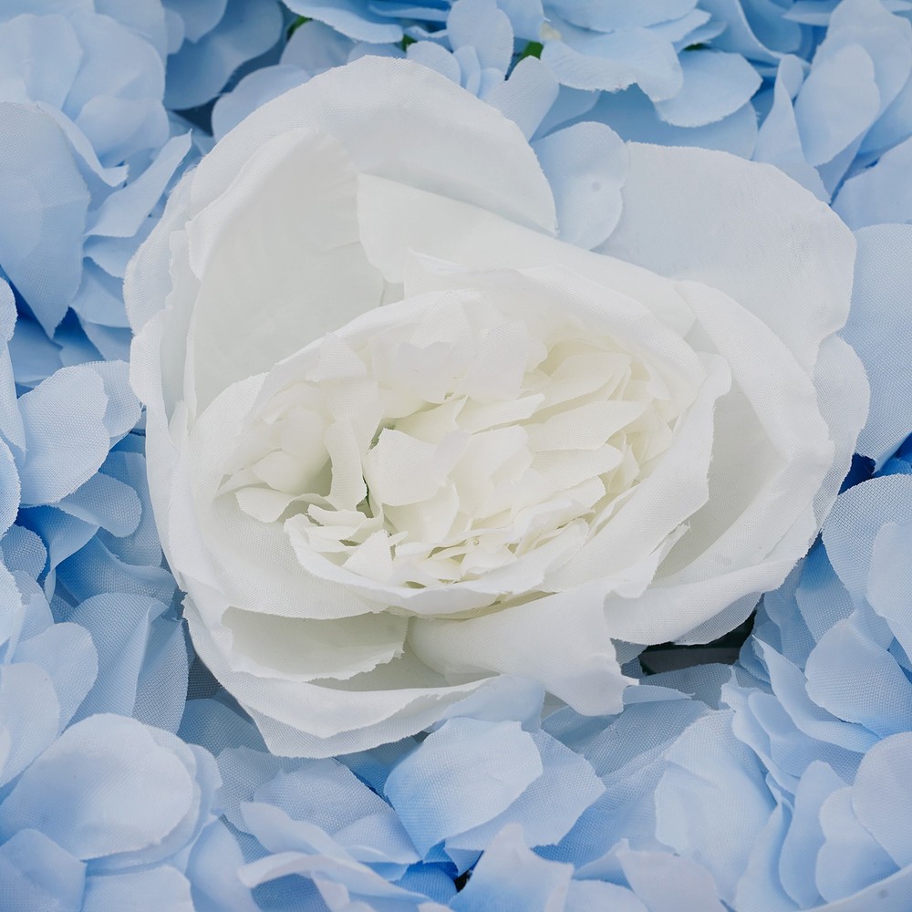 Artificial Flower Wall Panels, Artificial Flower Wall Backdrop, 12PCS Panels