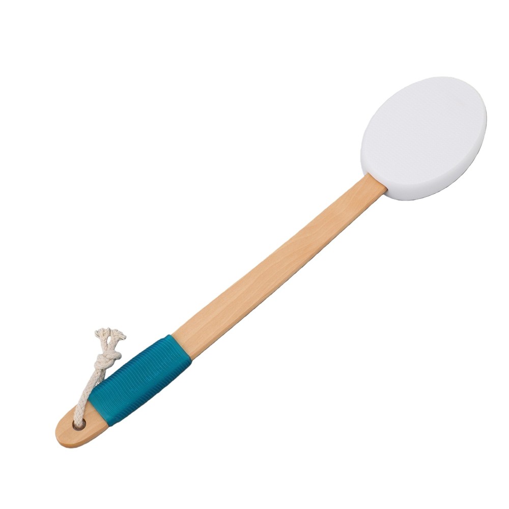 Wooden Handle Lotion Applicator For Smooth Body Coverage