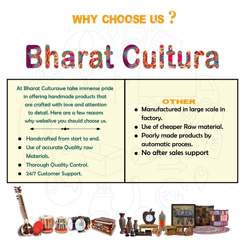 Handmade String Indian Musical Instrument Gopichand Ektara One String