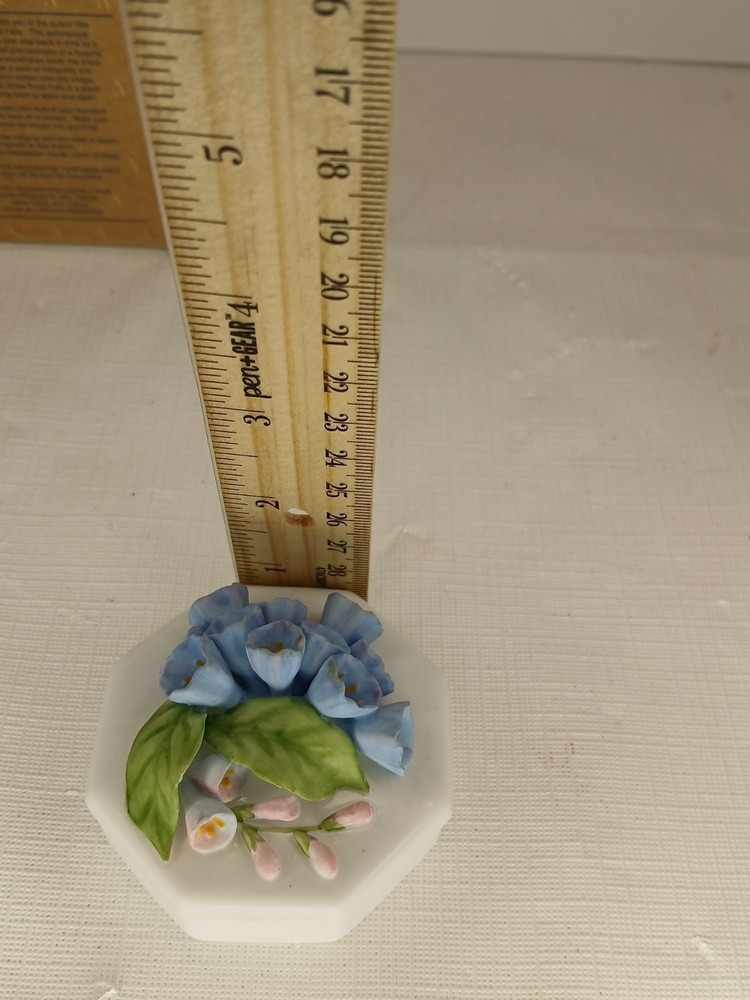 lenox bule bell trinket box