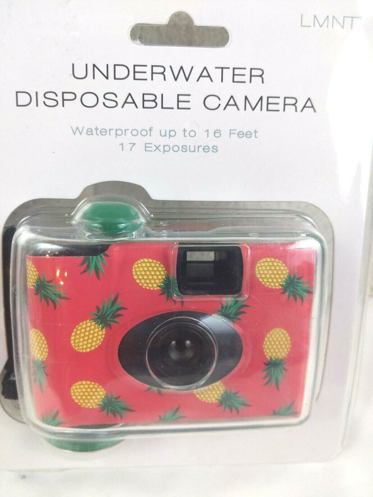 Underwater Disposable Camera Waterproof 16 ft 17 Exps Pineapple Watermelon - 2