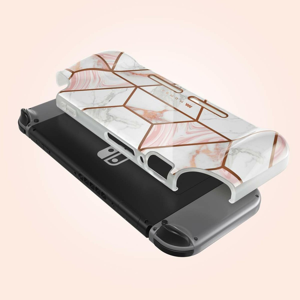 For Nintendo Switch Console Grip Case Cover, Mumba Protective Shockproof Shell