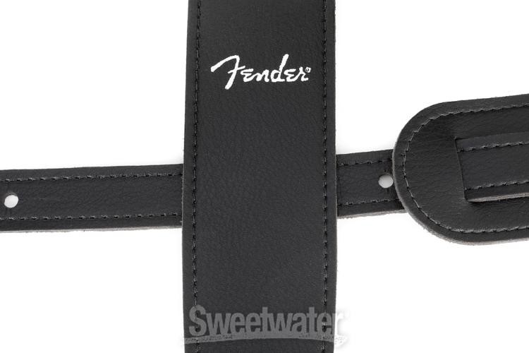 Fender Vegan Leather Guitar Strap - Black