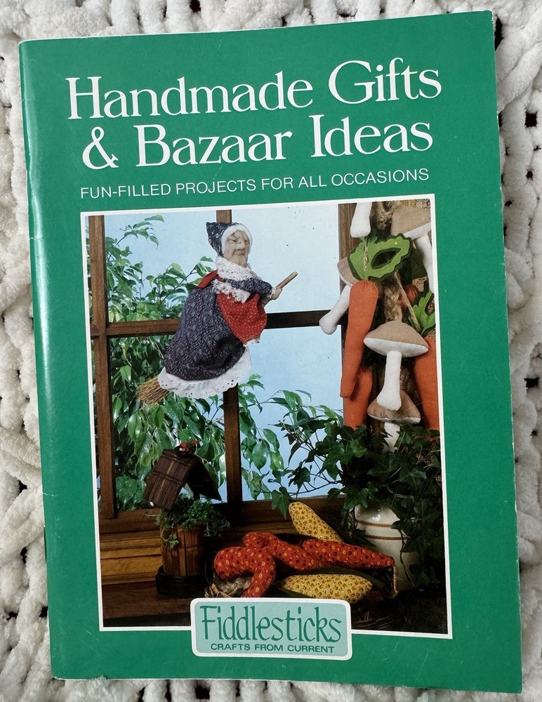 Vtg Craft 5 Booklets By Fiddlesticks-Patchwork Patterns,Craft From Your Kitchen