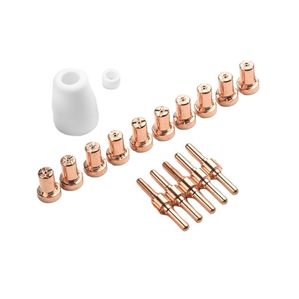 17PCS Consumables Kit for PT31 Plasma Cutter Nozzle Electrode for CUT40