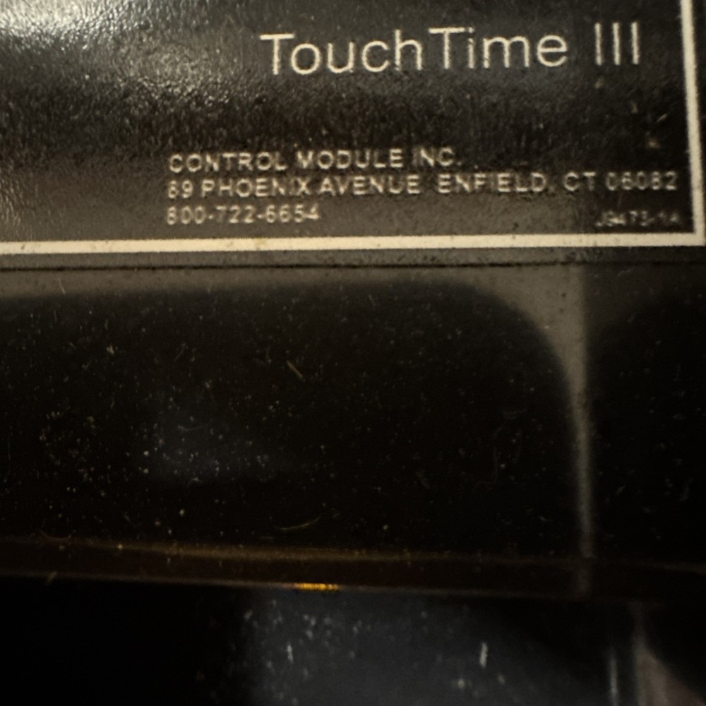 TIME Management Touch Time III Model: 3007-A1018
