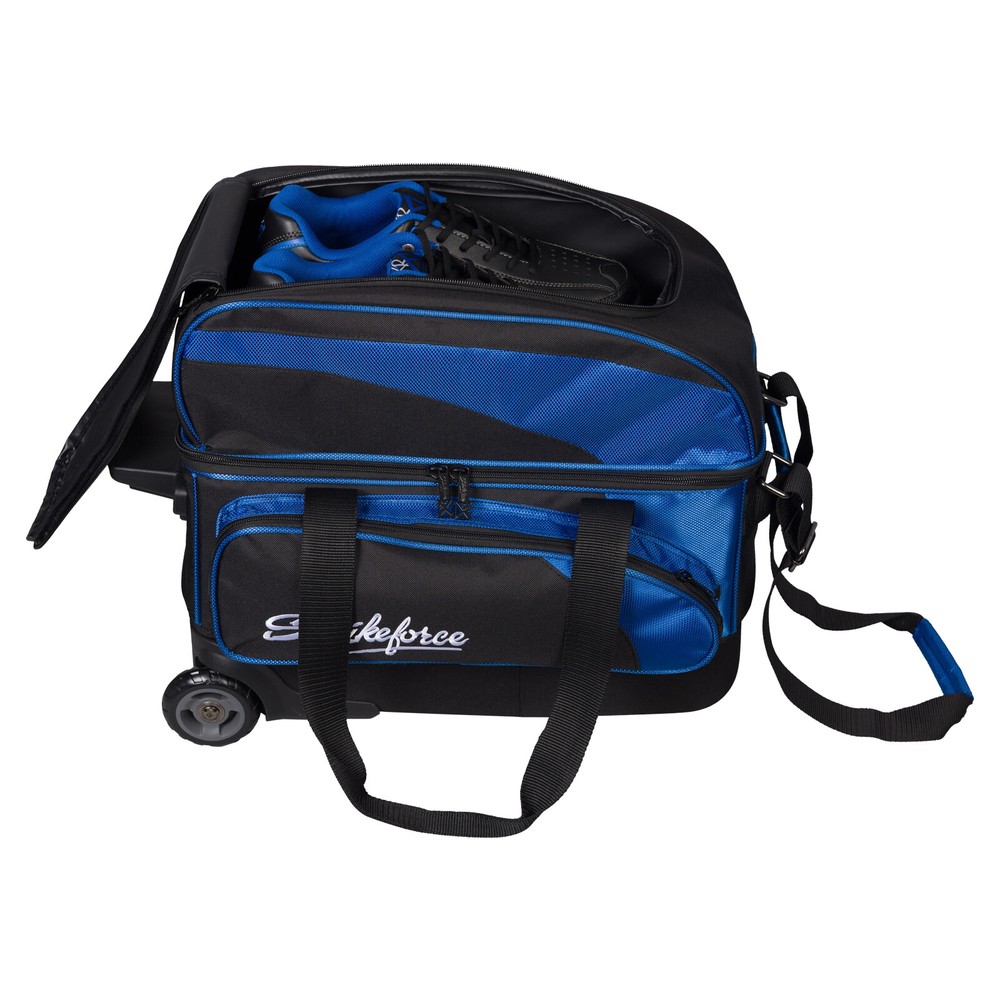 KR Strikeforce Cruiser Locker Black/Blue 2 Ball Roller Bowling Bag