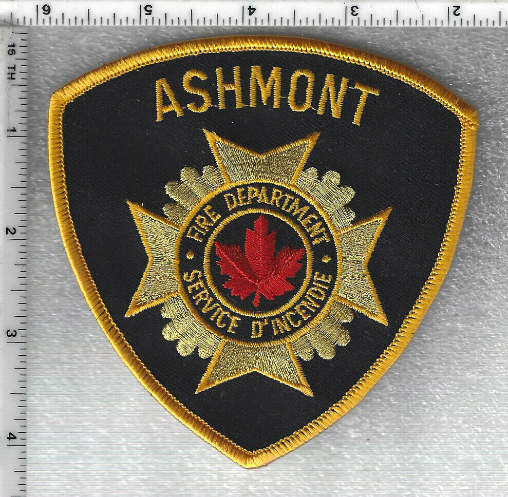 Ashmont Service D'Incendie Fire Department (Alberta, Canada) Shoulder Patch
