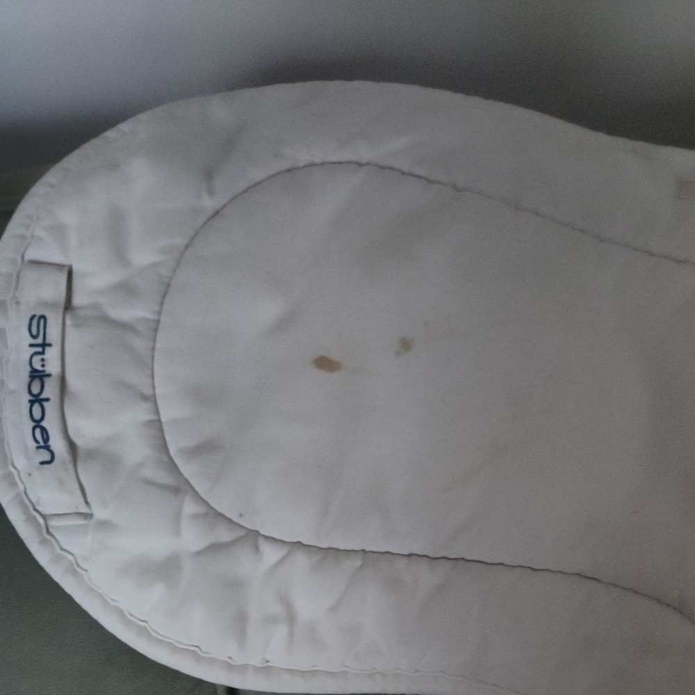 STUBBEN White shaped saddle pad cotton English