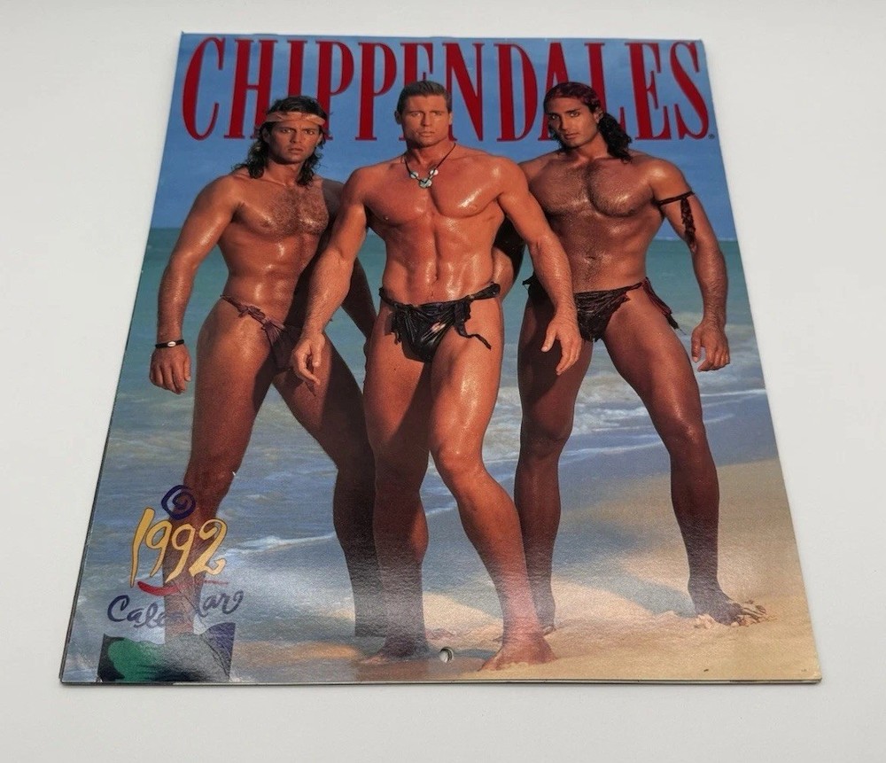 Vintage Chippendales 1992 Calendar  Male Models