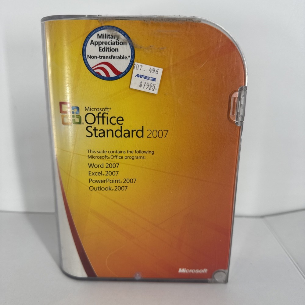 Microsoft Office Standard 2007 (Military Appreciation Edition)