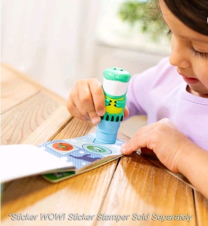 Melissa & Doug Sticker Wow Mini Activity Pad and 200+ Refill Stickers - Dinosaur