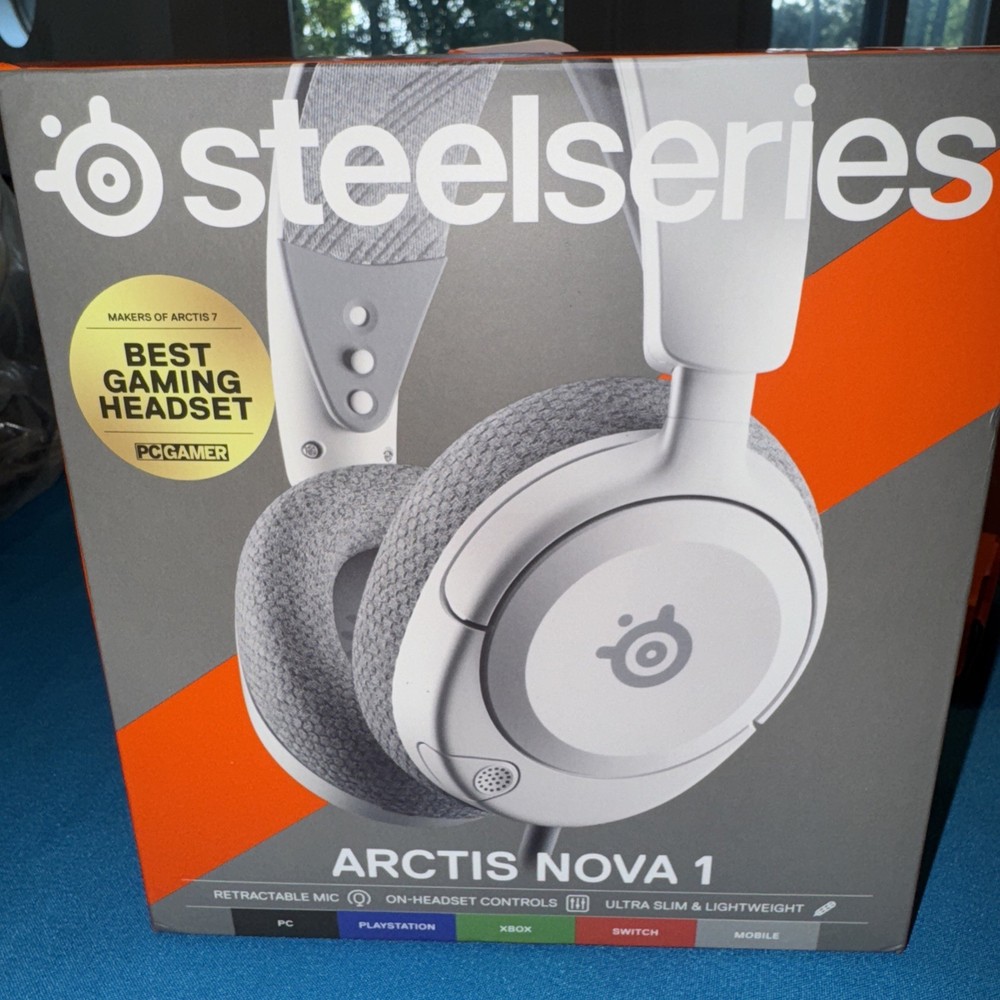 SteelSeries Arctis Nova 1 Gaming Head Set Gray