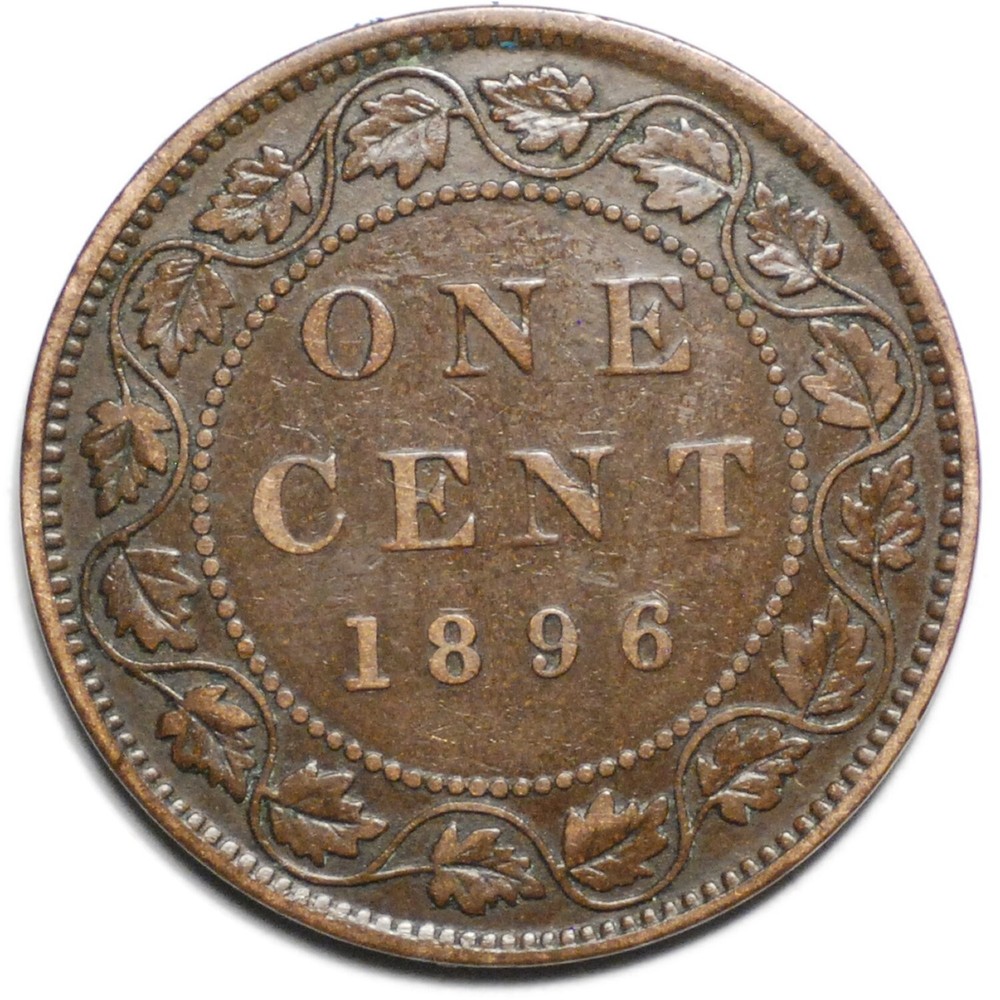 1896 CANADA LARGE CENT - FINE - #124