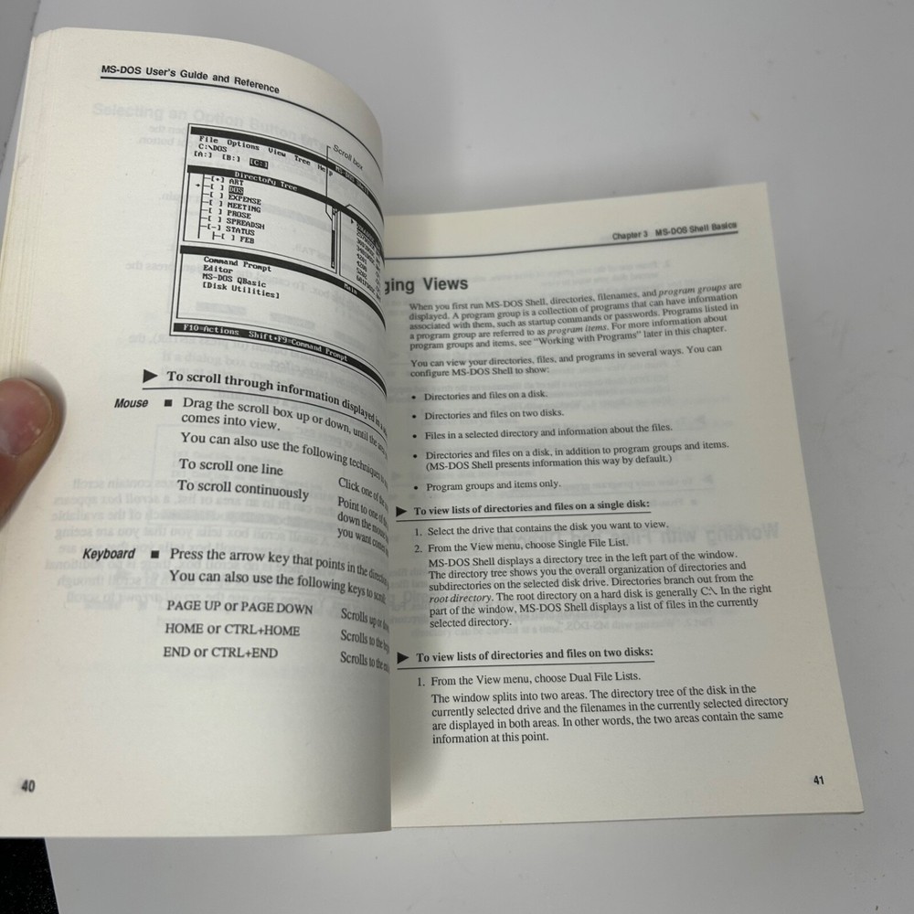 Vintage Microsoft MS-DOS Version 5.0 User’s Guide And Reference DTK Computer