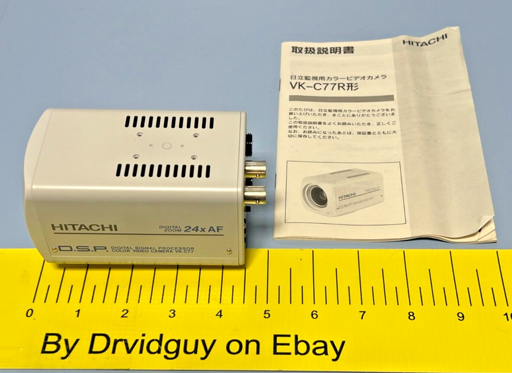 Hitachi VK-C77R Digital Signal Processor Color Video Camera; VK-C77