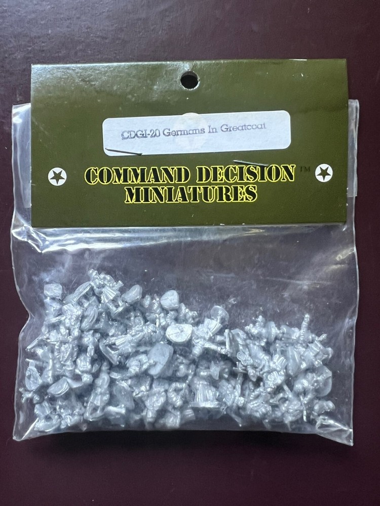 Germans (infantry) in Greatcoats CDGI-20 15mm Command Decision sealed pack