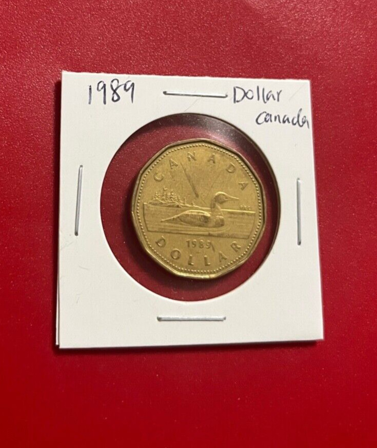 1989 ONE DOLLAR CANADA COIN - NICE WORLD COIN !!!