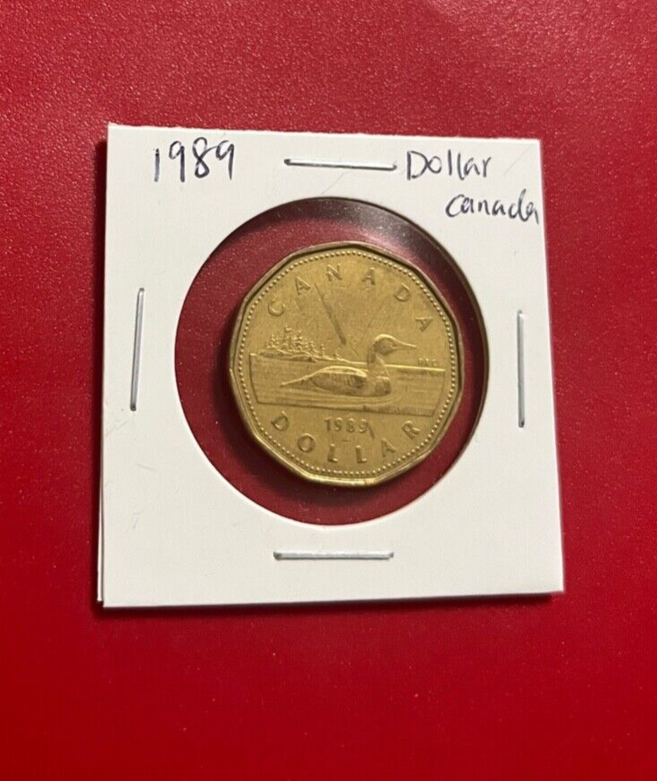 1989 ONE DOLLAR CANADA COIN - NICE WORLD COIN !!!