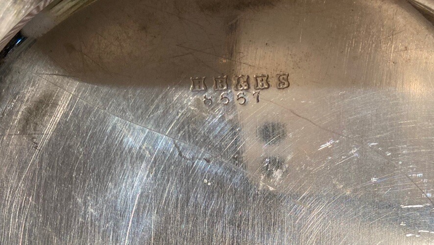 HARRISON BROTHERS & HOWSON 8667 silver plated wine bottle coaster